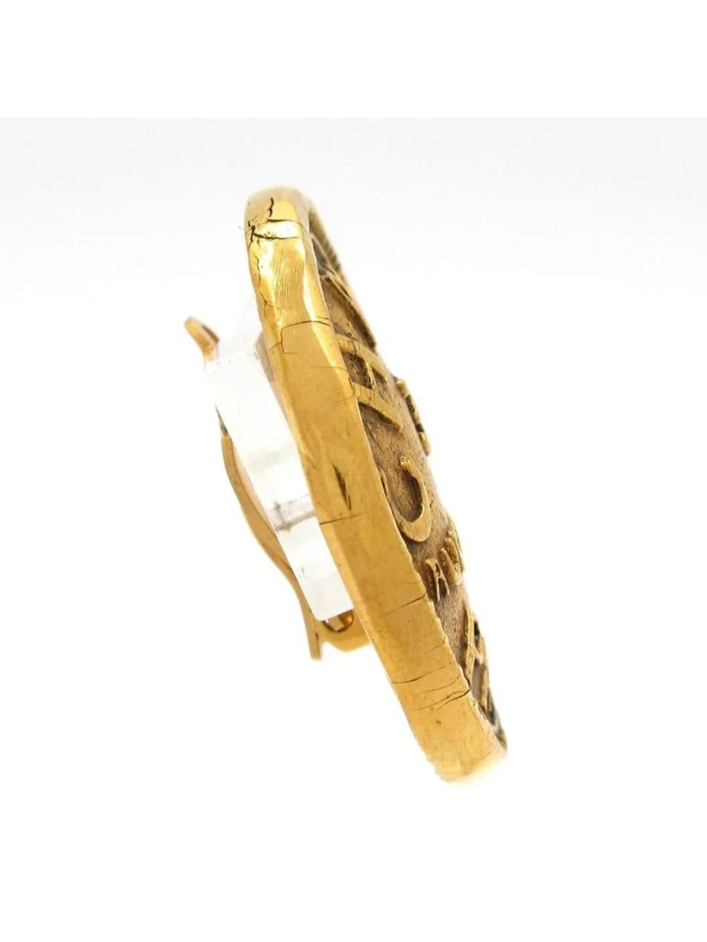 Chanel Single Earrings Gold 31 Rue Cambon